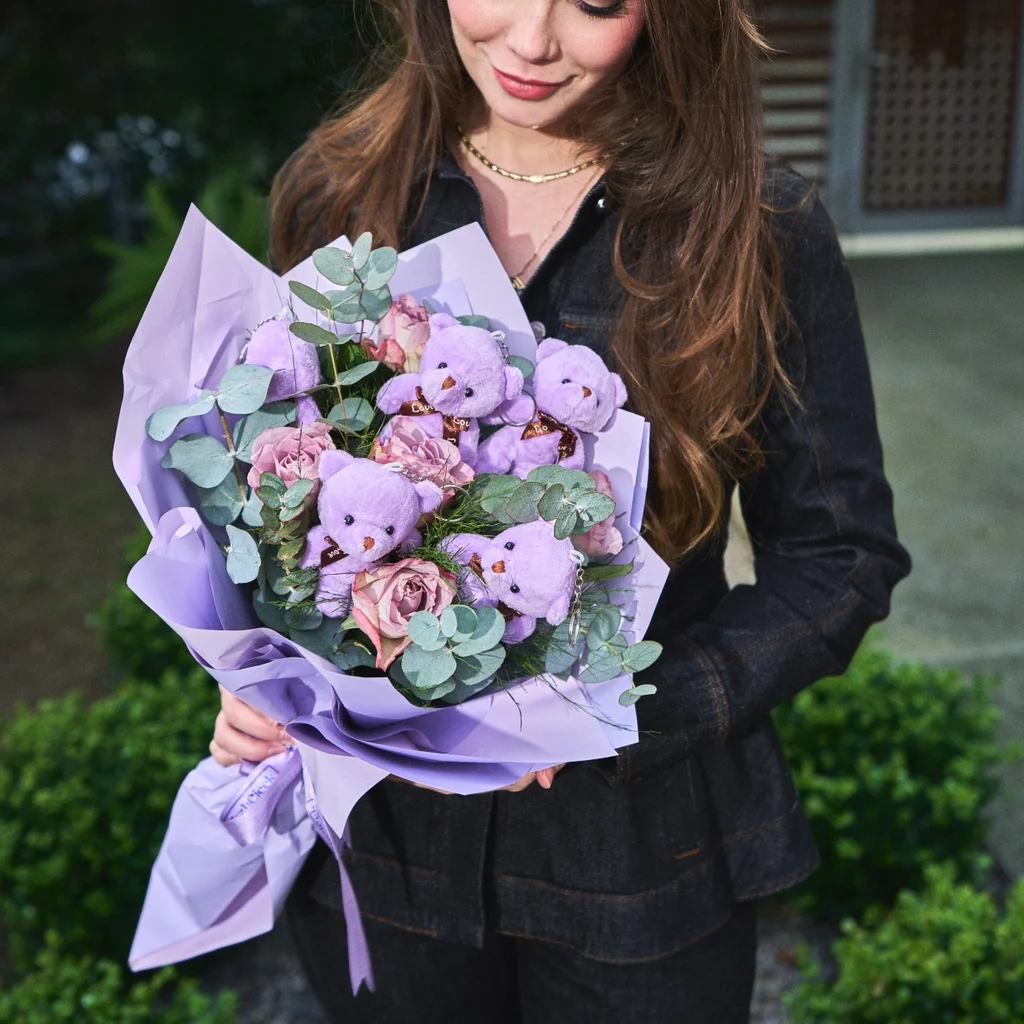 Teddy’s Purple Paradise