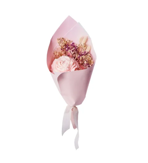 Soft Rose Mum Buketi