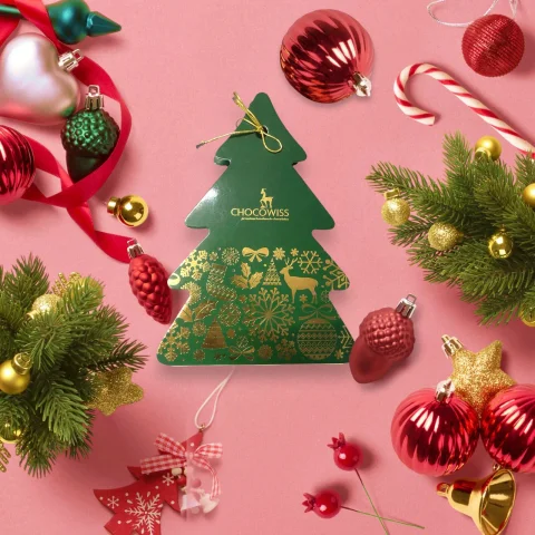 Yeşil Çam Ağacı Dubai Çikolatası