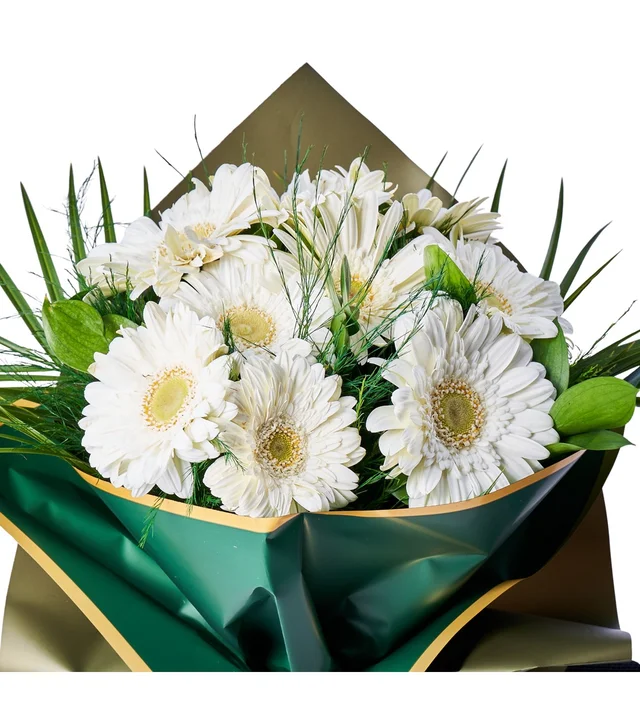 Beyaz Gerbera Buketi - 2