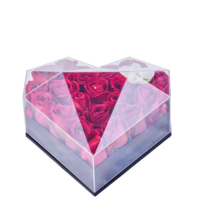 Red Love Rose Box - 2