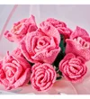 El Örgüsü Pembe Gül Buketi - 3